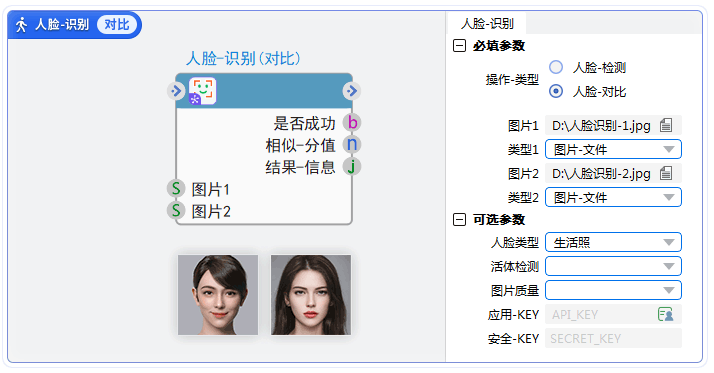 人脸-识别-人脸-对比